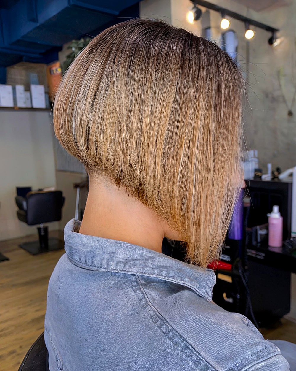 A Line Bob With Feminine Edges Hairstyle