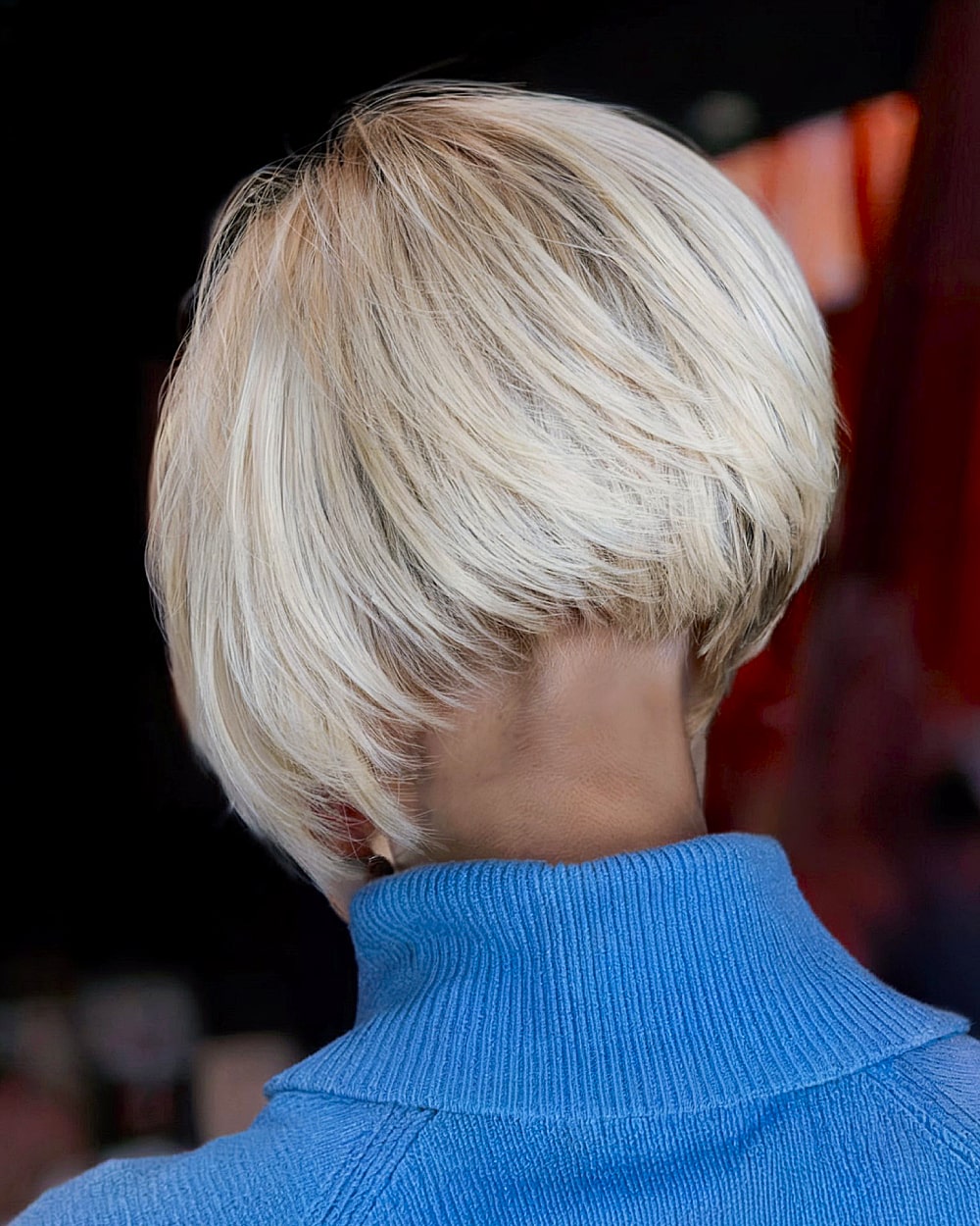 Bob cut in a-line shape