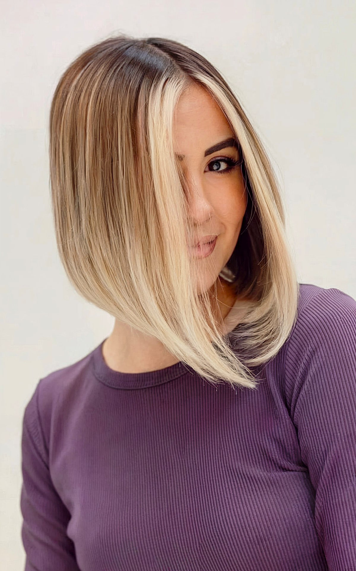 Edgy Take on a Classic Angled Bob