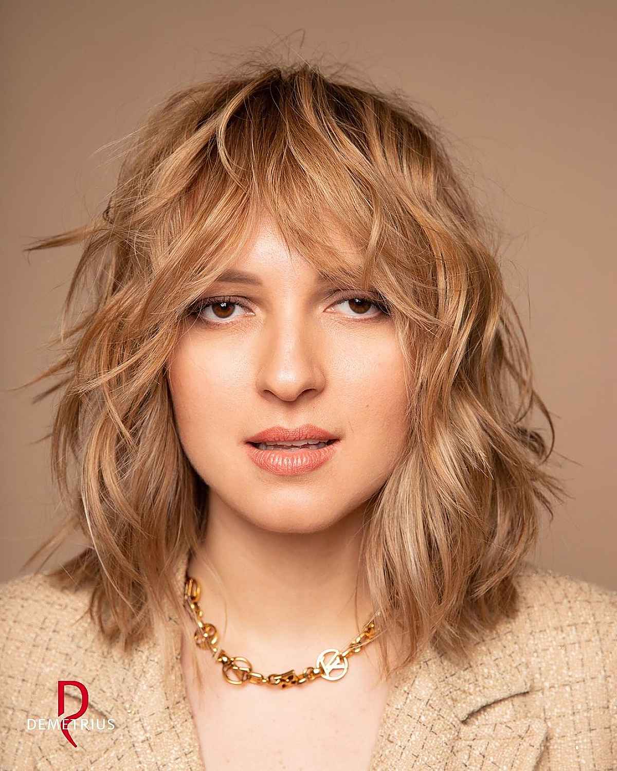 Evenly Layered Wolf Cut