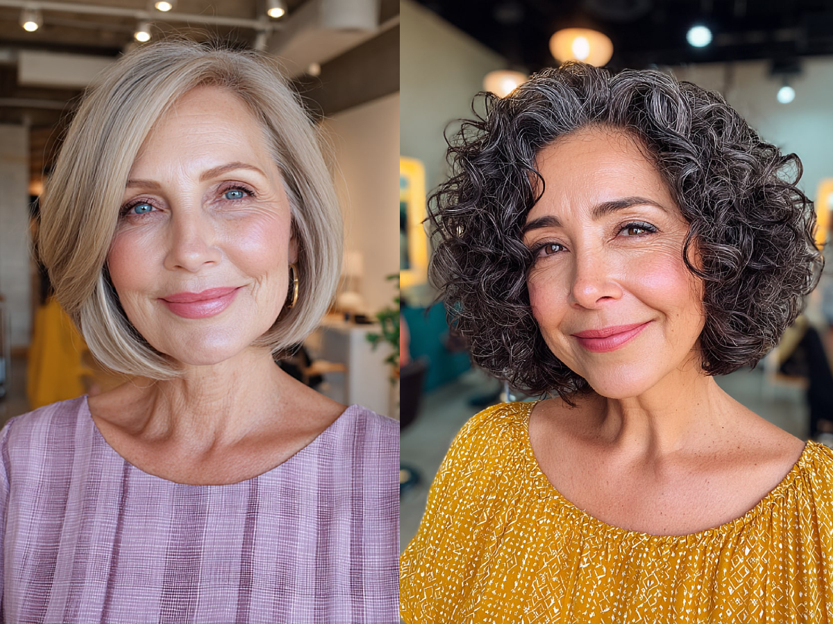 Gorgeous side part bob hairstyles for women