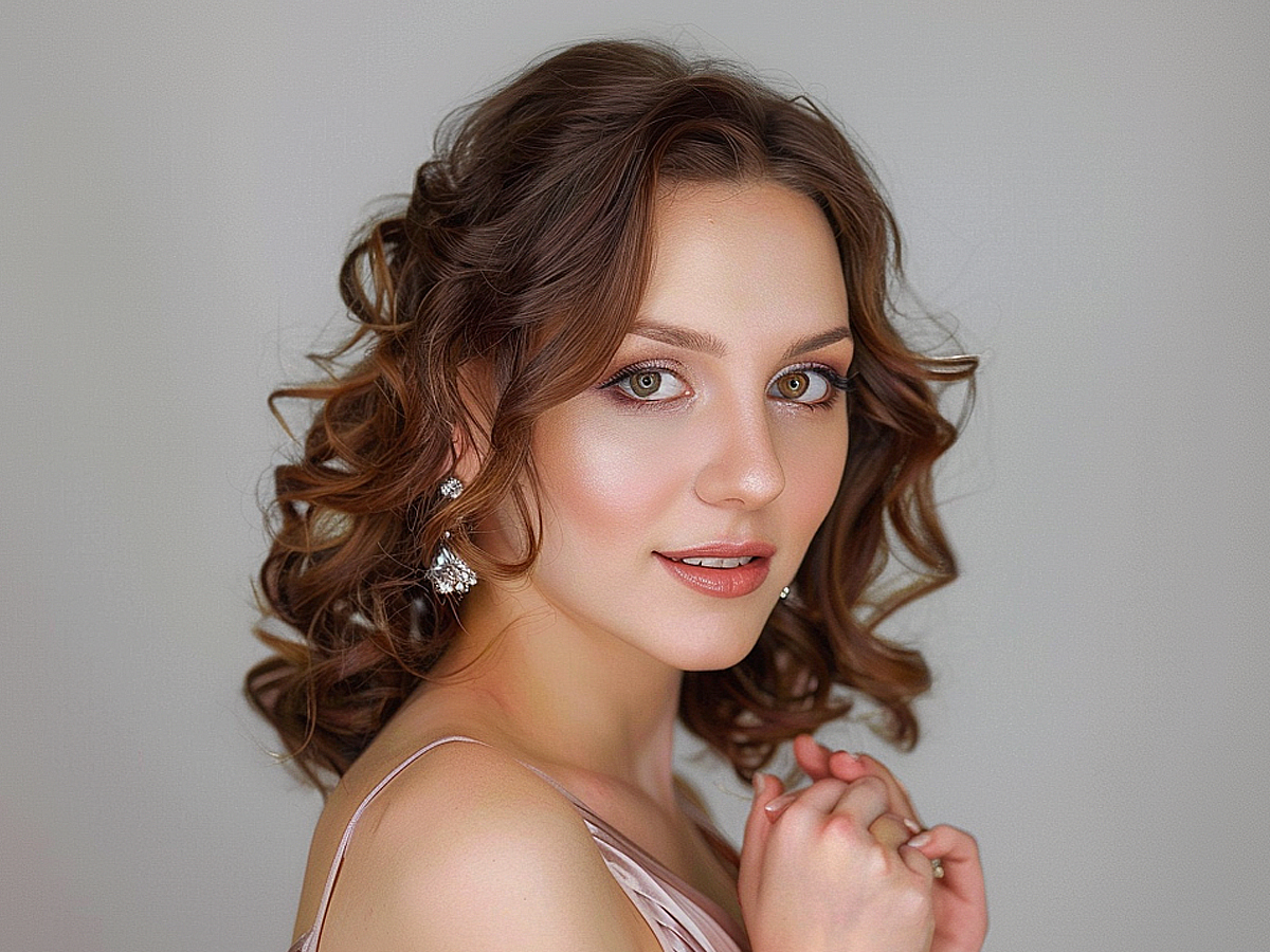 Gorgeous wedding guest hairstyle