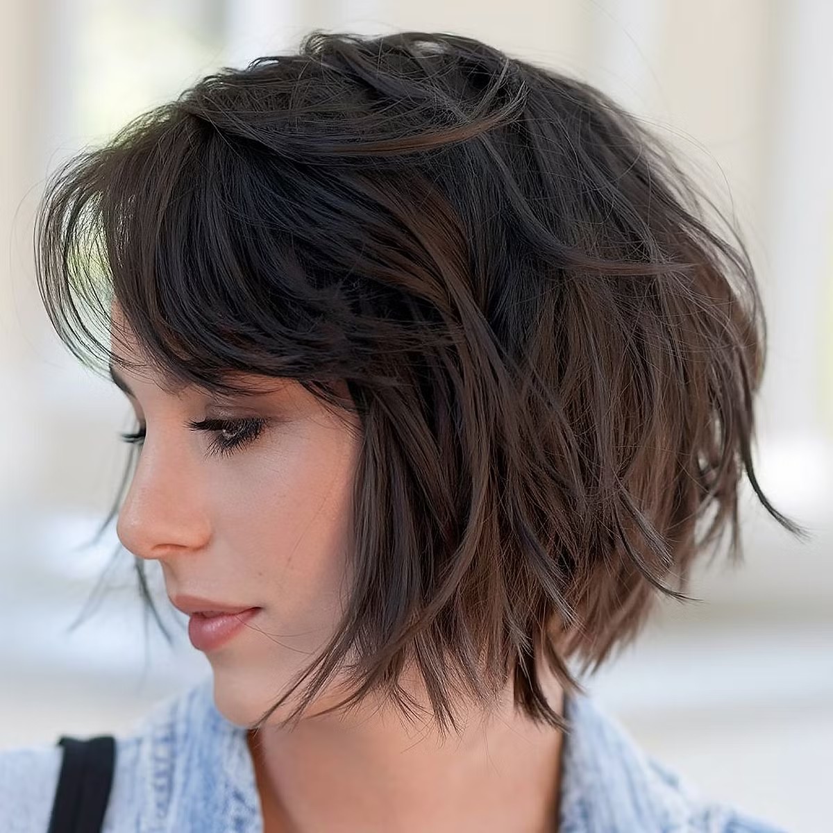 Inverted Bob for Thin Hair