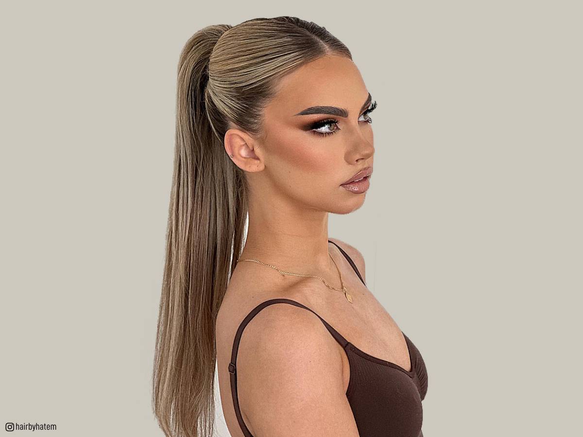 Prettiest sleek ponytail ideas
