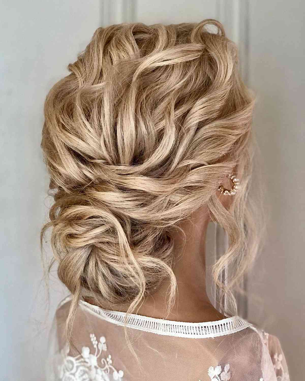 Romantic Updo for Medium-Length Hair