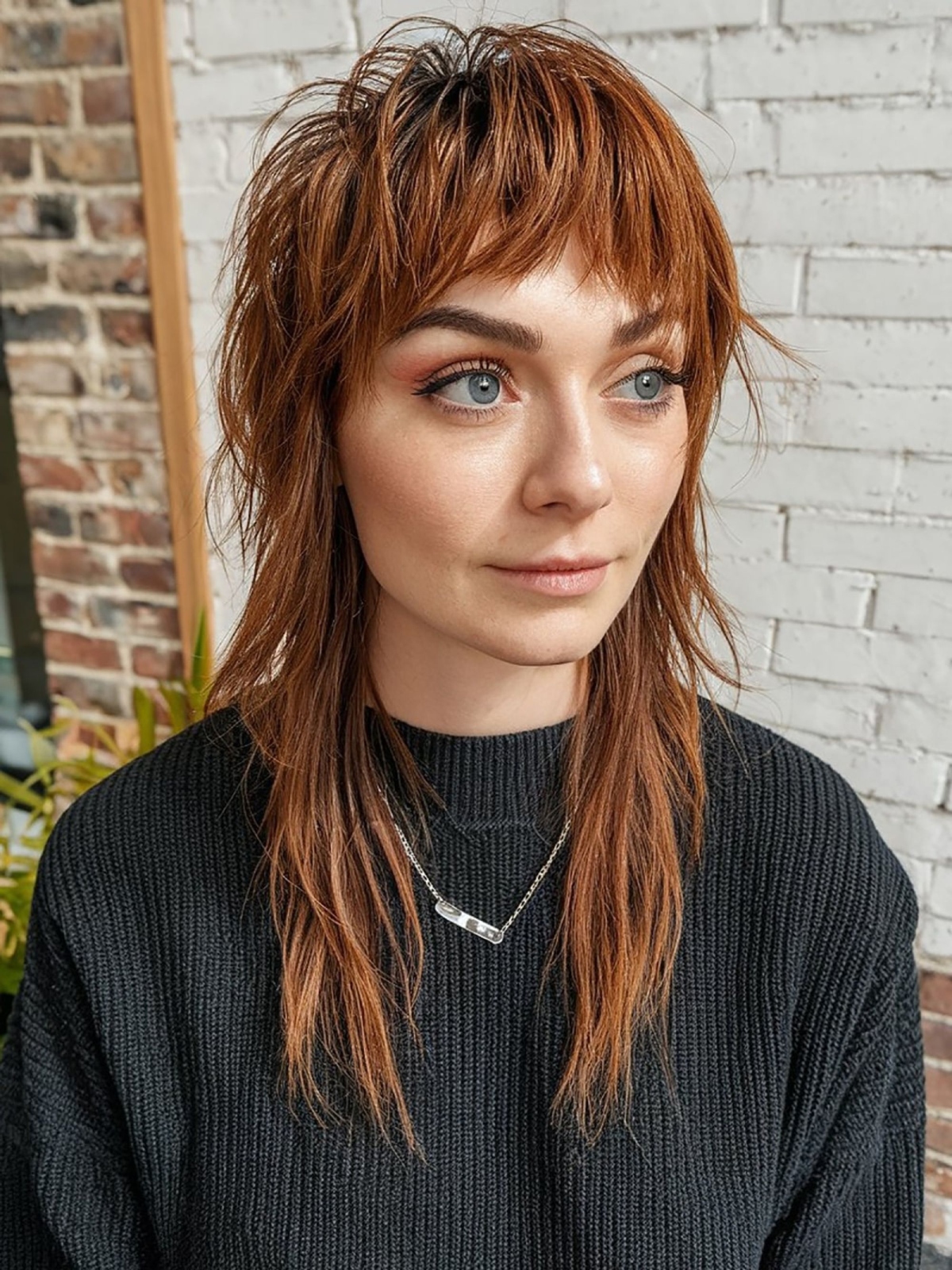 Shag cut with shaggy bangs