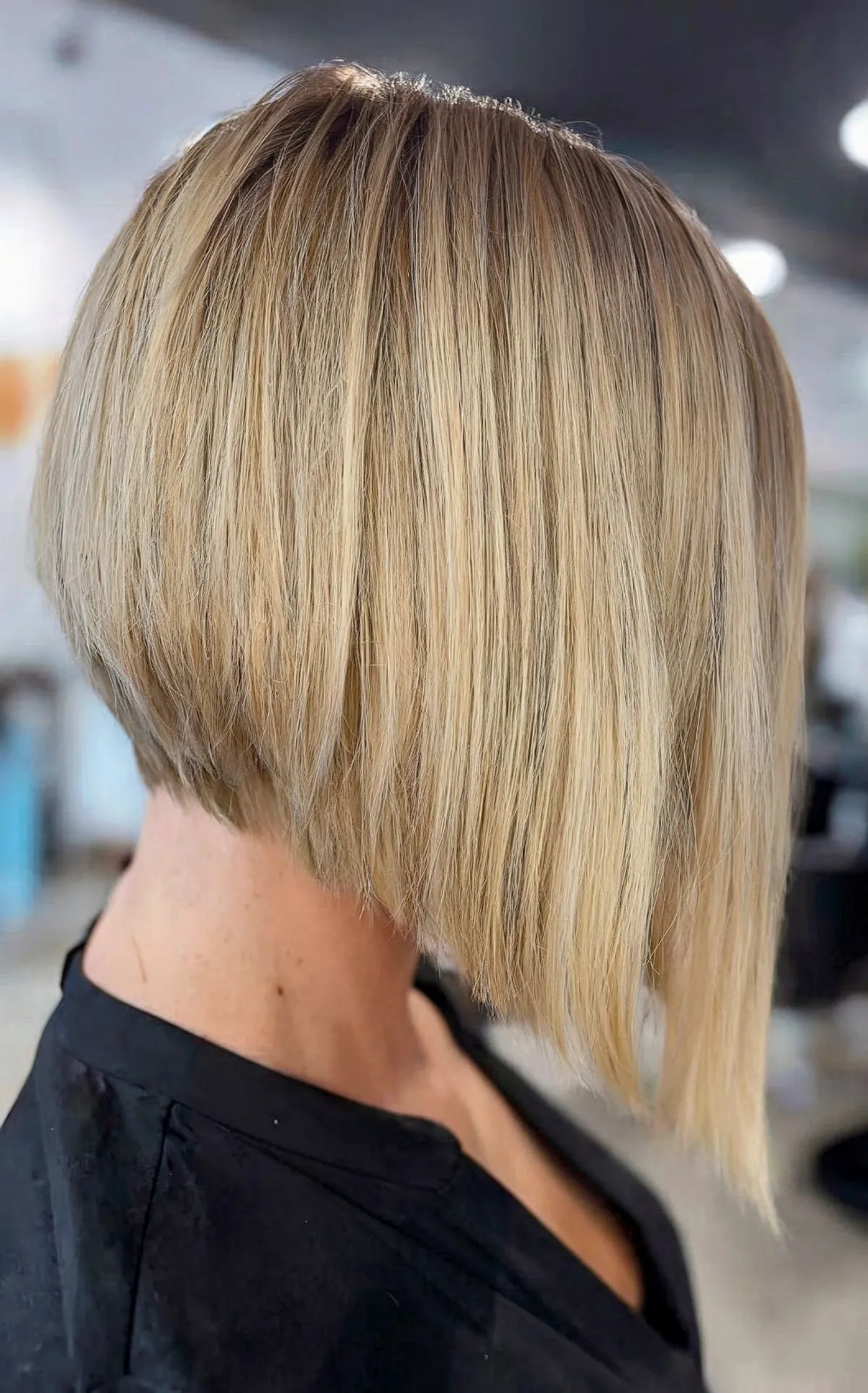 Stacked Angled Bob
