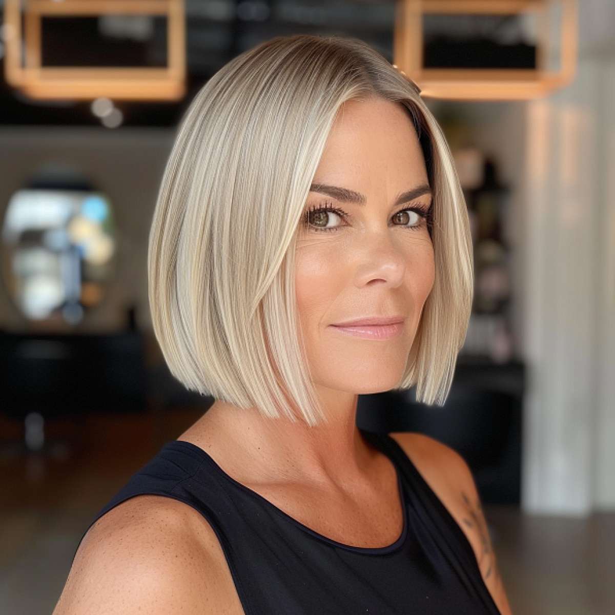 The One-Length Chin-length Cut