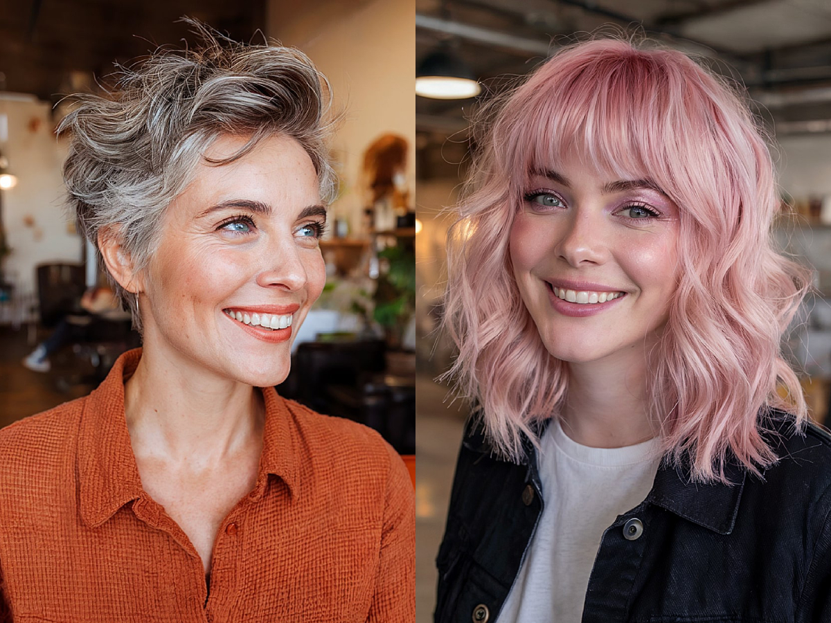 Trendy alt layered hair looks for women