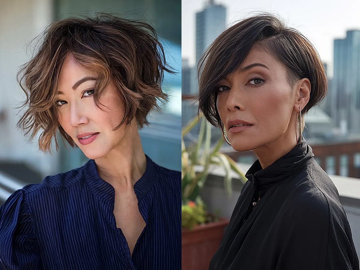 Youthful pixie bob styles for women over 40